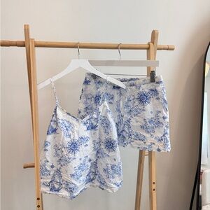 BedHead Blue and White Pajama Set